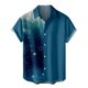 thumbnail image 1 of Hombres Casual Botones Playa Sin posicionamiento Estampado Turndown Camisa de manga corta Blusa Pompotops  oipoqjl46235, 1 of 7