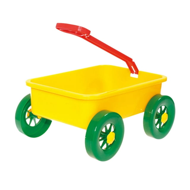 mmirethe Wagon Toy Pretend Play Kids Outdoor Toy Vehicle Large Storage Space Summer Beach Adventures Wagon Vehicle T Yellow