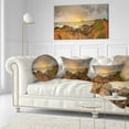 thumbnail image 3 of Designart Sunrise at Romantic Beach at Sri Lanka - Landscape Printed Throw Pillow - 12x20, 3 of 5
