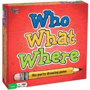 University Games Who What Where? Drawing Game