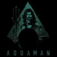 thumbnail image 2 of Men's Aquaman Trident Shape  Graphic T-Shirt, 2 of 5