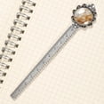 thumbnail image 3 of Marbled Silver Lace-Edged Bookmark: a Delightful Gift for Readers and Book Lovers, 3 of 5