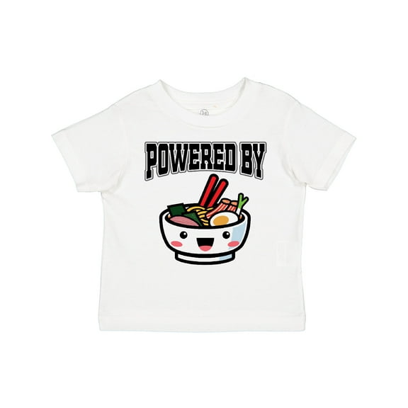 Inktastic Powered By Ramen Cute Noodles Boys or Girls Toddler T-Shirt