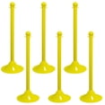 thumbnail image 1 of Yellow Stanchions 2 IN Dia Pole 6 Pk, 1 of 2