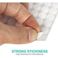 thumbnail image 3 of Self Adhesive Dots,1050pcs(525 Pairs) Strong Adhesive 0.39 inch Diameter Sticky Back Hook Nylon, Loop Dots with Waterproof Sticky Glue Tapes, Suitable for Classroom, Office, Home, 3 of 6