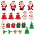 thumbnail image 1 of 20 miniaturas navideñas de micro paisajes, decoración variada, 1 of 8