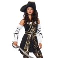 thumbnail image 1 of Disfraz Pirata Negro y Dorado Leg Avenue Talle S, 1 of 4