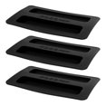thumbnail image 1 of WRITWAA 3Set Kitchen Appliance Cover Black Silicone Toaster Top Cover Replacement Dustproof Home Users, 1 of 8