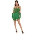 thumbnail image 4 of HPO Adult Women's Beauty Costume | Green Color Cosplay Costume, 4 of 7