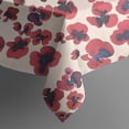 thumbnail image 5 of Pioneer Flower Floral Print Pattern Square Tablecloth,Waterproof Square Table Cover,Wipeable Spillproof Washable Table Cover for Home Kitchen Party Decor 52"x52"(132x132cm), 5 of 6