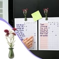 thumbnail image 6 of Mini Glass Wall Hanging Vase with Artificial Purple Flowers, Magnetic Fridge or Wall Decor for Bathroom, Kitchen, Bedroom and Small Spaces, 6 of 7