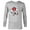 Athletic Heather, variant on Disney Minnie Mouse Icon Winter Lodge Standard - Long Sleeve T-Shirt for Men – Customized-Athletic Heather