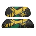 thumbnail image 2 of Pzuqiu Golfcart Accessories, Compatible with Outdoor Golf Car, Golf Cart Backrest Bottom Seat Cover Suitable for Ezgo Club Car Precedent Seat Breathable, Jamaican Flag, 2 of 9