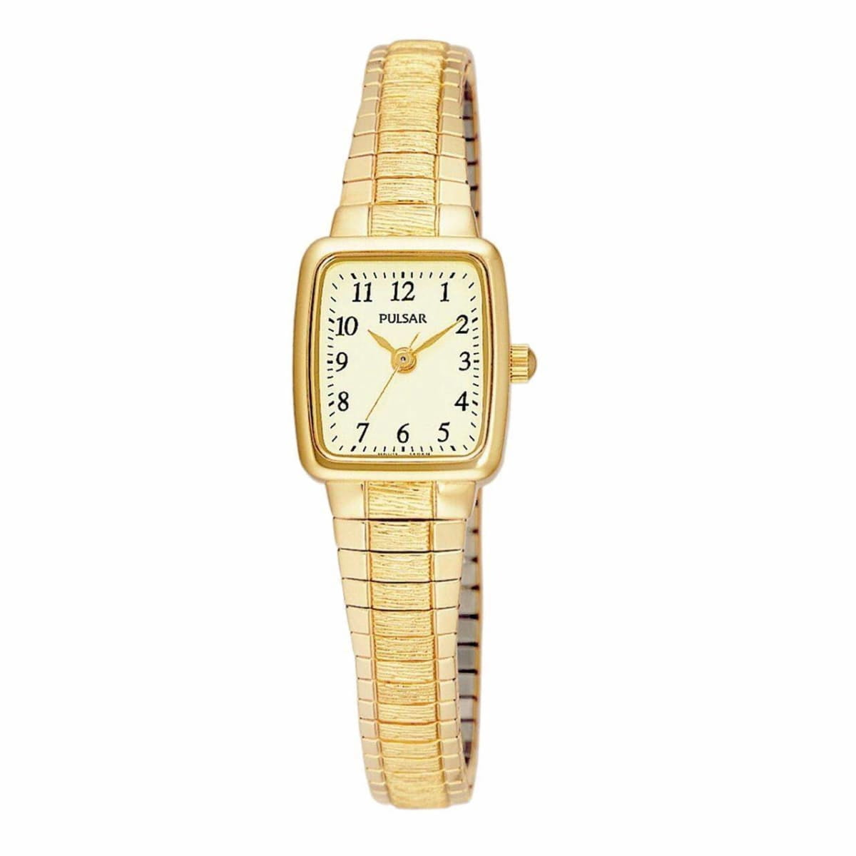 Womens Stainless Steel Case and Bracelet Champagne Dial Gold Watch - PPH520