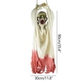 thumbnail image 4 of 35” Halloween Decoration Outdoor Hanging Zombie for Haunted House Prop, Party Supplies Decor,White, 4 of 7