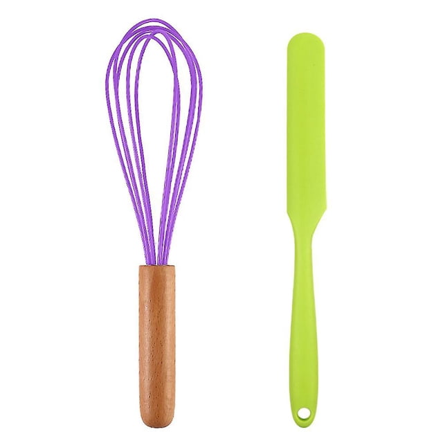 Juego de 2 mini utensilios de cocina de silicona