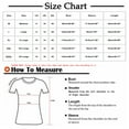 thumbnail image 3 of Hauts Mode Femme Col Rond Été Manches Courtes Blouse T-Shirt Décontracté Imprimé Hauts Robe Blouses pour Femmes Élégant en Solde, 3 of 4