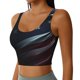 thumbnail image 2 of Balery American Flag Waving Print Sujetadores deportivos con espalda cruzada para mujer, acolchados, sin costuras, de alto impacto, ideales para yoga, gimnasio, entrenamiento y fitness.-X-Large, 2 of 8