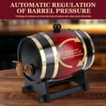 thumbnail image 6 of golytefs 3L Whiskey Barrel with Bracket Retro Faucet Wooden Barrel Wine Storage Container, 6 of 9