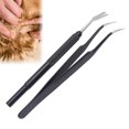 thumbnail image 4 of Flea Tweezers, Completely Remove Ticks Tick Remover Tweezers Tick Remover Kit Tick Remover Tool Set Ultra-fine Tip  For Pet For Tick Remover, 4 of 8
