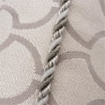 thumbnail image 5 of MICHAEL AMINI Paragon 20x20" Square Fabric Pillow in Taupe/Silver Set of 2, 5 of 5