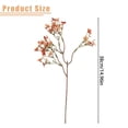 thumbnail image 2 of QWUIIOMJPY Artificial Baby's Breath Stems 5 Pack,14.96in Long Autumn Coffee Brown Fake Gypsophila Silk Flower Branches,Home Vase Filler Wedding Table Centerpiece Thanksgiving Fall Decor, 2 of 5