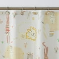 thumbnail image 5 of Animal Crackers Kids Lovely Tan Printed Waterproof Shower Curtains,Cute Beige Polyester Cream Shower Curtains for Bathroom,72" W x 72" L, 5 of 6
