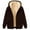 Coffee, variant on Women's Casual Full Zip up Lined Hoodie Sweatshirt Jacket Fall Winter Hooded Coat Outerwear with Pockets(Blue, S)
