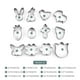 thumbnail image 5 of 12 unids/set molde para galletas Pascua DIY molde para galletas herramientas para hornear de acero inoxidable Ndcxsfigh Libre de BPA, 5 of 9
