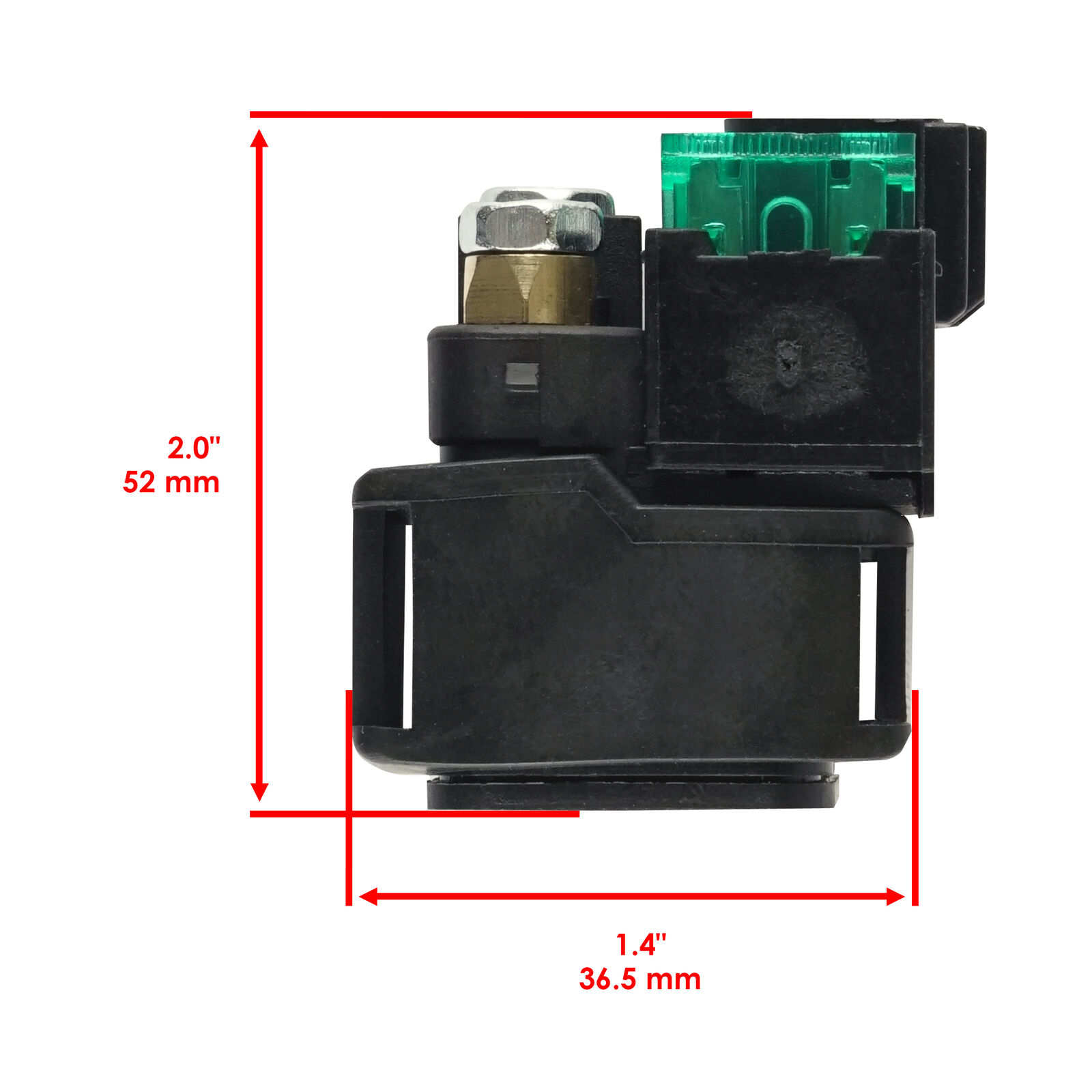Caltric Starter Relay Solenoid for Suzuki 31800-21E20 Relay Starter Motorcycle - image 2 of 6