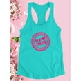 thumbnail image 3 of We Heart Mom Rubber Seal Racerback Tank Women -Image by Shutterstock, Female x-Small, 3 of 4
