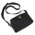 thumbnail image 3 of Prada Womens Tessuto Nylon Black Camera Bag Crossbody 1BH089, 3 of 9