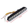 thumbnail image 3 of 2 piezas x 30 SMD LED luces de circulación diurna/intermitente automático/conducción diurna DRL TFL con función intermitente en color amarillo, 3 of 5