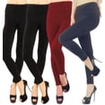 thumbnail image 2 of Pack 4 Colores Leggins Faja Termicos Afelpados Unitallas Yog Lole Leggings, 2 of 4
