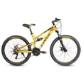 thumbnail image 2 of Bicicleta R26 Aluminio Doble Suspension 3x7Vel Dorada Ryno, 2 of 9