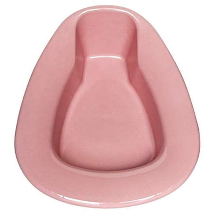 Heavy Duty Stackable Plastic Bedpan, Rose - 1 Each
