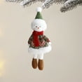 thumbnail image 3 of SLYNSHome Christmas Stuffed Dolls Decorations,Hanging Santa Snowman Reindeer Doll Long Legs Dolls Ornaments for Home Decoration, 3 of 6