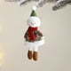 thumbnail image 3 of Christmas Decorative Fabric Dolls Small Figurines Pendants Reindeer Santa Claus Snowmen Christmas Tree Decorations, 3 of 6