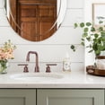 thumbnail image 4 of Wowow 8 in. Widespread Double Handle Bathroom Faucet in Rose Gold, 4 of 8