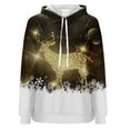 thumbnail image 4 of Costumes de Noël 2023 Mode Pull Imprimé pour Femmes Manches Longues Blouse à Capuche Sweat-Shirt Pull pour Femmes en Solde, 4 of 5