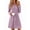 Light Purple, variant on KISSGAL Nightgowns for Women Long Sleeve Sleepshirts Crew Neck Pajamas Dress Knee Length Sleepwear