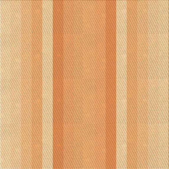 Ahgly Company Machine Washable Indoor Square Transitional Pumpkin Orange Area Rugs, 5' Square