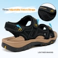 thumbnail image 3 of MeMoride Men's Sport Hiking Sandals Open Toe Walking Sandals for Man Outdoor Summer Beach Water Shoes, 3 of 6
