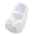 thumbnail image 3 of CHUOU Baby Shoes Fashion Soft Sole Toddler Shoes Pearl Dress Flower Princess Shoes Toddler Shoes, 3 of 5