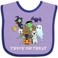 thumbnail image 3 of Inktastic Halloween Trick-or-treat Cute Group of Monsters Boys or Girls Baby Bib, 3 of 4