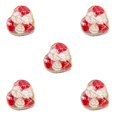 thumbnail image 1 of Yuarrent Caja de regalo de flores de jabón rosa, cesta de hierro chapada en oro, 6 rosas artificiales, regalo de boda creativo para el Día de San Type7 NO7 Yuarrent CBP062545, 1 of 4