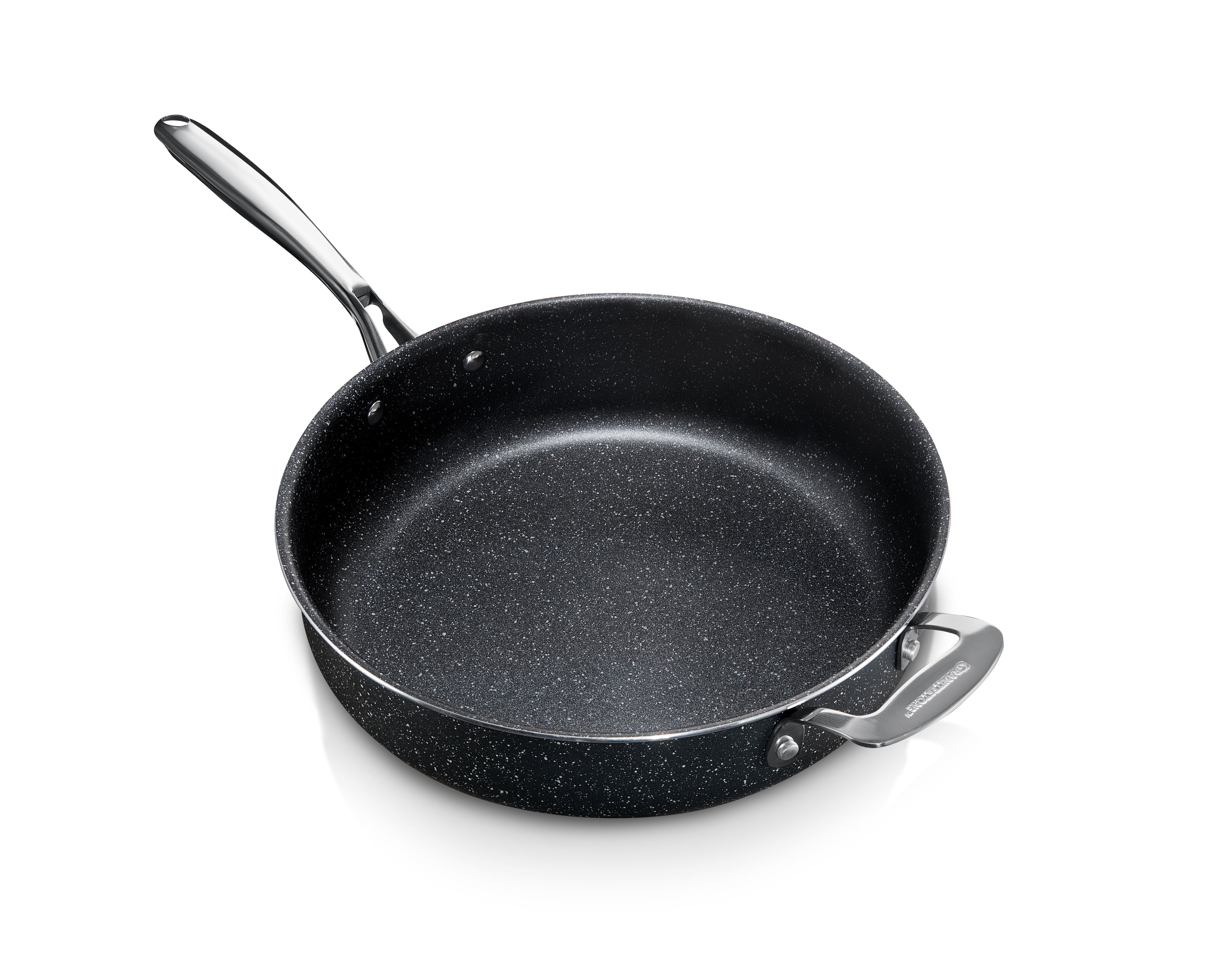 Granitestone Armor Max 5.5 Quart.Sauté Pan with Lid - 12 inch Non Stick Deep Frying Pan with Lid, Large Frying Pan, Oven Safe Skillet with Lid