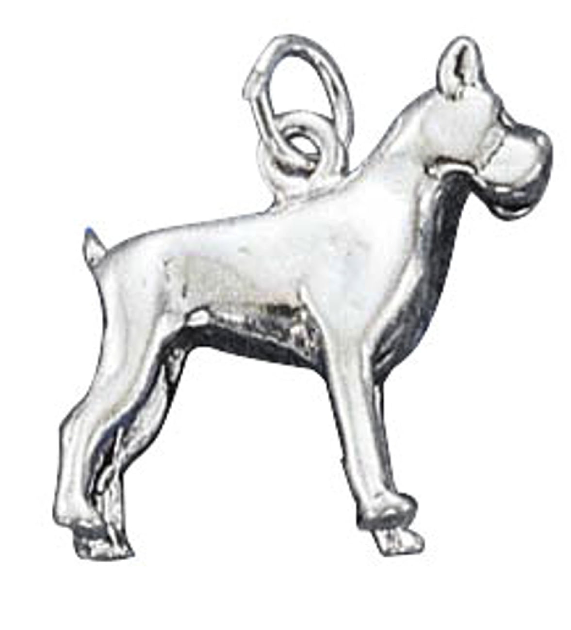 boxer dog pendant