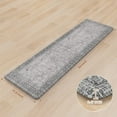 thumbnail image 2 of Anti Fatigue Fall Kitchen Mats, Boho Distressed Kitchen Floor Mats 17"x47"+17"x29", Non Slip Waterproof Kitchen Rugs, Padded Comfort Standing Mats for Laundry, Office, Sink, Desk Orange Multi, 2 of 6