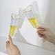 thumbnail image 4 of Paquete de 2 Copas de Vino con Borde Dorado en Forma de CorazóN, Ideales para Fiestas en Casa o Clubes., 4 of 5